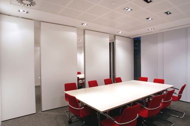 Acoustic Movable Office Partition Walls , Sliding Wall Room Divider