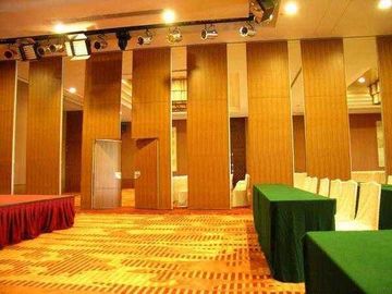 Conference Hall Sound Proof Partitions , Multi Color Sliding Folding Acoustic Room Dividers