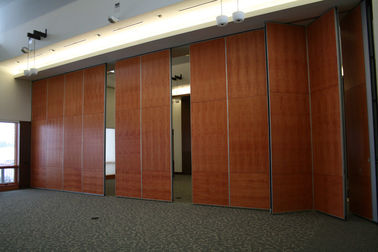 Sliding Aluminium Track Soundproof Office Partition Walls / Movable Room Dividers