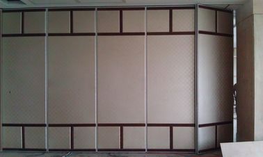 MDF Office Movable Wall Partitions Melamine Panel Type , Sliding Room Dividers