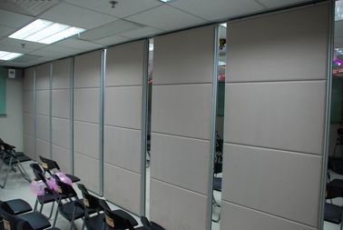 Commercial Sliding Conference Room Dividers MDF Board + Aluminium Material