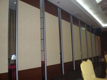 Hotel Banquet Hall Folding Partition Walls Melamine Fabric Finished ISO9001