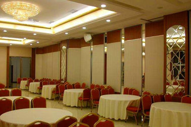 Aluminium Track Floor to Ceiling Sliding Partition Wall / Acoustic Room Dividers