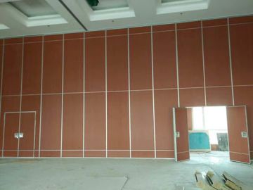 Portable Acoustic Room Dividers / Leather Surface Aluminium Frame Office Partition Walls