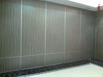 Insulated Decorative Sliding Ceiling Panels , Meeting Room Wooden Partition Wall