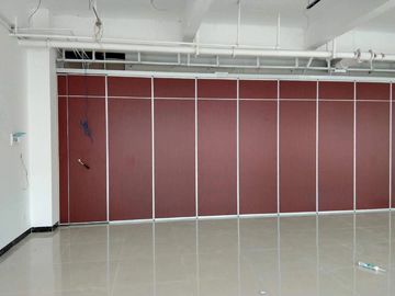 Conference Room Sound Proof Operable Partition Walls Fabric Finished Color Customized