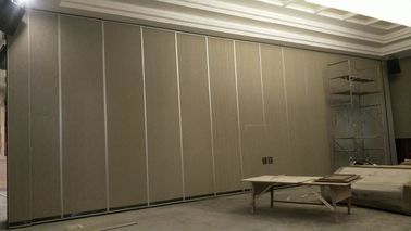 Interior Soundproof Aluminium Hotel Movable Partition Walls with Sliding Door Roller