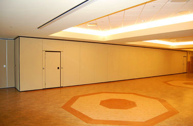 Wood Door Sliding Roller Removable Wall Partition / Acoustic Operable Partitions