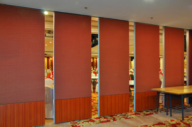Decorative Material Restaurant Movable Partitions Systems Sliding Aluminium Track