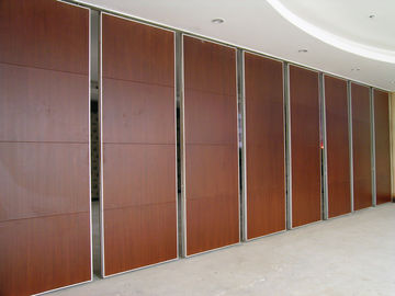 Decorative Material Restaurant Movable Partitions Systems Sliding Aluminium Track