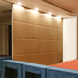 Soundproof Acoustic Folding Movable Partition Walls Fabric Sliding Doors