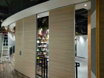 Decorative Arc Demountable Folding Sliding Partition Walls Free Of Floor Track