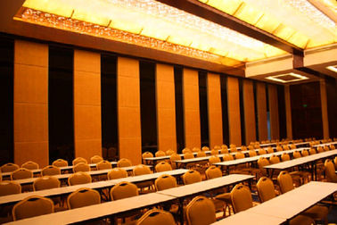 Multi Color Sound Proof Partitions , Commercial Operable Partition System For Function Hall