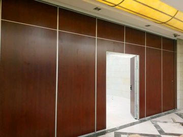 Interior Commercial Auditorium Folding Room Dividers With Aluminium Track Roller