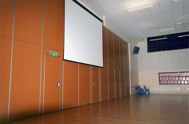 Wooden Sliding Folding Sound Proof Partition Wall For Hotel Banquet Hall Fire Resistant