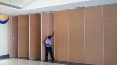 Decorative Material Movable Sliding Partition Walls For Meeting Room Top Hanging System