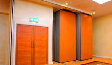 Decorative Material Movable Sliding Partition Walls For Meeting Room Top Hanging System