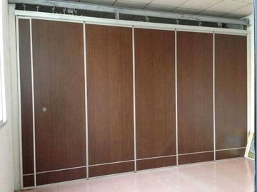 Banquet Hall Movable Wall Partitions , Melamine Surface Sliding Acoustic Room Divider