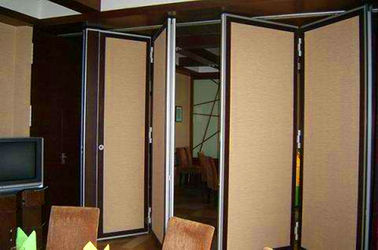 Banquet Hall Movable Wall Partitions , Melamine Surface Sliding Acoustic Room Divider