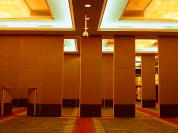 Decorative Material Hotel Sound Proof Partitions With Aluminium Frame 4m Height