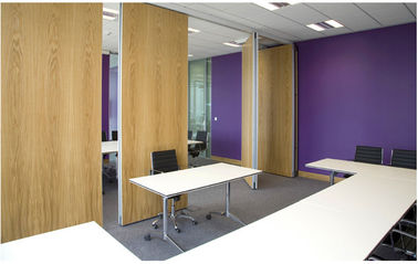 Thickness 85mm Hotel Acoustic Room Dividers With Aluminium Sliding Track