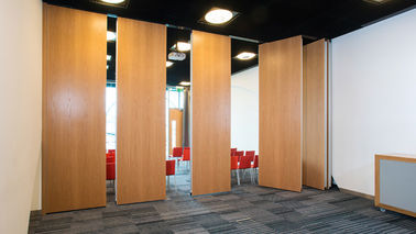 MDF Moveable Operable Partition Wall Panels For Conference Room / Exhibition Hall