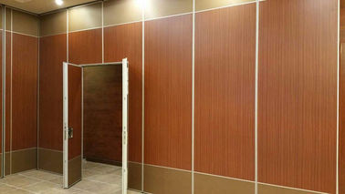 Interior Position Sliding Partition Walls For Banquet Hall Sound Insulation / Fireproof