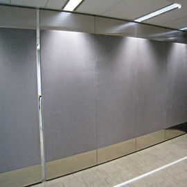 Light Weight Office Partition Walls / Aluminum Frame Folding Partition Walls with Doors