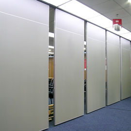 Light Weight Office Partition Walls / Aluminum Frame Folding Partition Walls with Doors