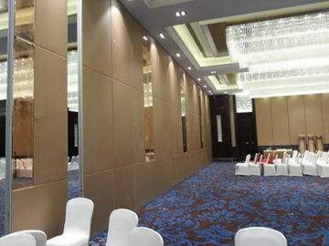 Fabric Surface Mdf Board Acoustic Wooden Folding Partition Wall Panels For Office