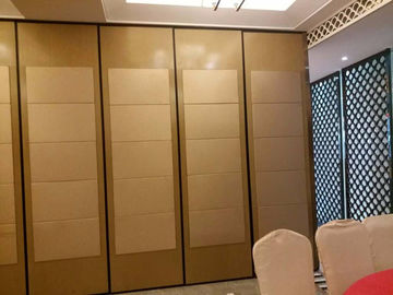 Panel Height 4m Floor To Ceiling Acoustic Room Divider With Anodized Aluminum Frame