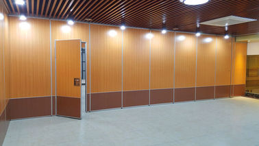 Floor To Ceiling Acoustic Folding Partition Walls System Singapore Customized Color