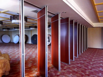 Modern Acoustic Movable Wall Panels 800mm Width / Sliding Folding Partition