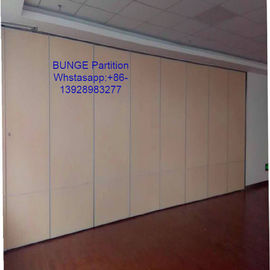 MDF + Aluminum Material Conference Room Partitions / Folding Partition Walls Commercial