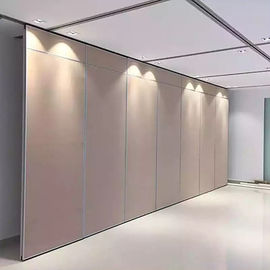 Operable Hotel Sound Proof Sliding Folding Partitions Movable Walls 6 Meters Height