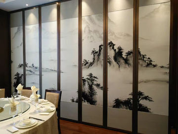 Hotel Banquet Hall Acoustic Partition Walls Landscaping Leather Finishes ISO 9001