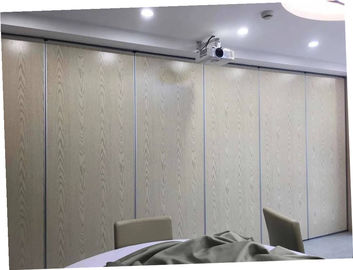 Multi Color Acoustic Material Sliding Movable Partition Walls Commercial Furniture Saving Space