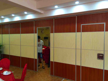 Multi Color Acoustic Material Sliding Movable Partition Walls Commercial Furniture Saving Space