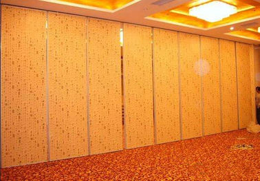 Acoustic Sliding Folding Partition Walls For Hotel Banquet Hall 13000mm Height