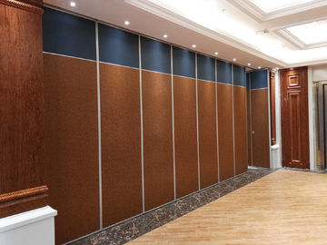 Banquet Hall Acoustic Partition Wall Floor To Ceiling System Thickness 65mm