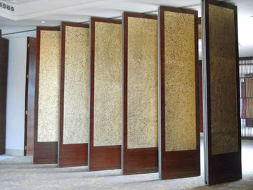 Folding Acoustic Partition Wall Commercial / Soundproof Mobile Partition Walls Malaysia