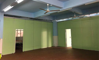 Office Folding Partition Walls , Melamine Surface Operable Sliding Interior Room Dividers