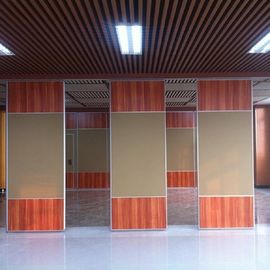 Aluminum Folding Acoustic Partition Wall , Sound Absorbing Movable Wall Systems