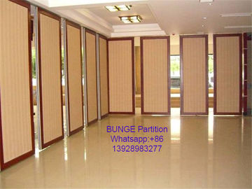 MDF + Aluminum Office Partition Walls / Conference Room Sliding Folding Partitions