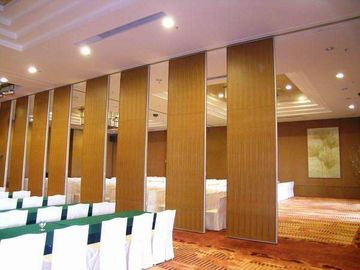 Movable Soundproof Office Partition Walls With Aluminum Sliding Tracks System