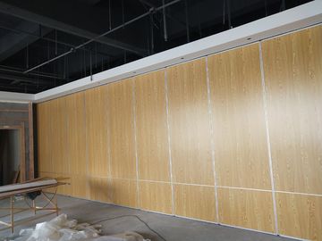 Multi Color Restaurant Partition Wall System With Aluminium Trolley Sliding Folding Doors