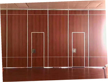 Leather Surface Decorative Soundproof Sliding Partition Wall Panel Width 1200 mm