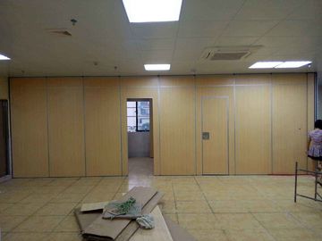 Movable Acoustic Division Classroom Sliding Partition Walls Floor To Ceiling Thickness 85 Mm