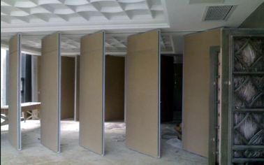 Gymnasium Operable Partition Walls Panel System / Removable Sliding Partition Doors