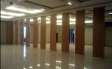 Gymnasium Operable Partition Walls Panel System / Removable Sliding Partition Doors